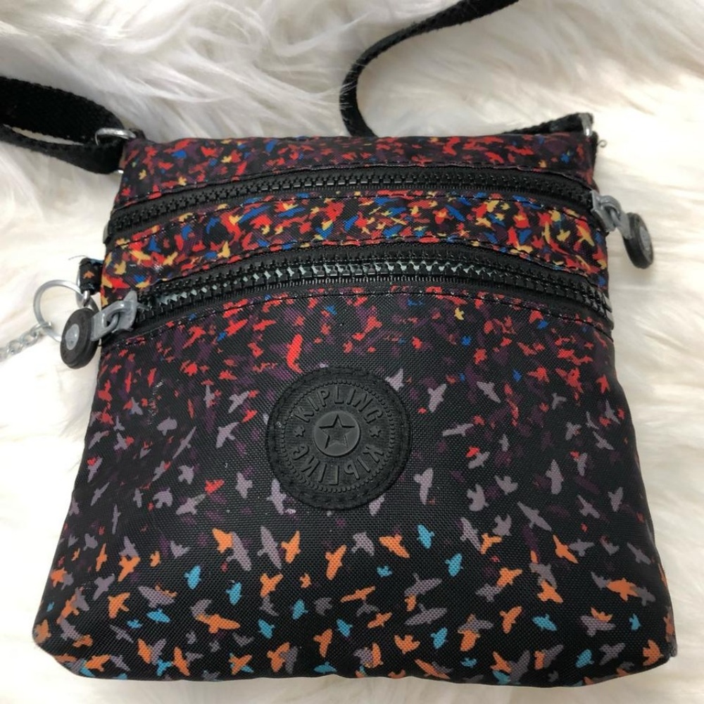 Kipling Printed Small Multicolor Nylon Cross Body - image 5